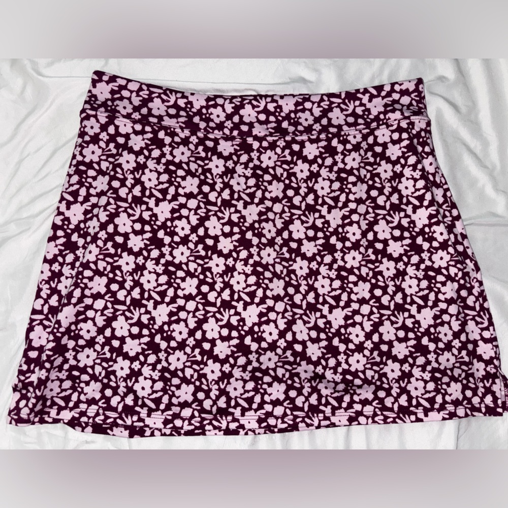 Tranquility by Colorado Clothing Pink and Purple Mini A-Line Skirt